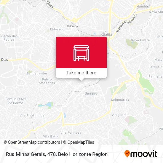 Rua Minas Gerais, 478 map