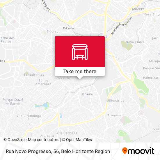 Rua Novo Progresso, 56 map