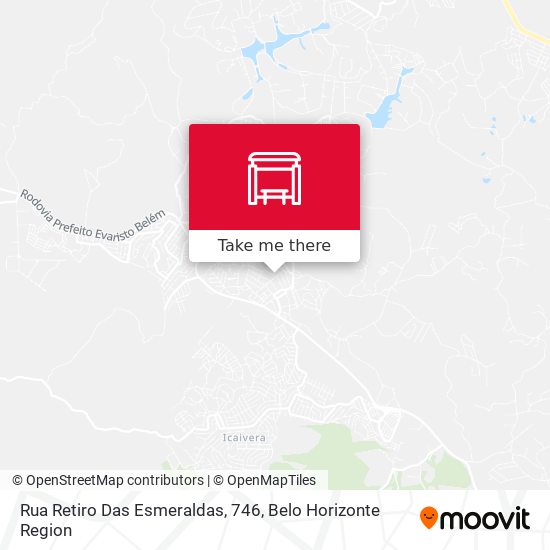 Rua Retiro Das Esmeraldas, 746 map