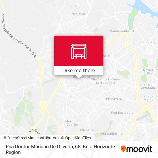 Rua Doutor Mariano De Oliveira, 68 map