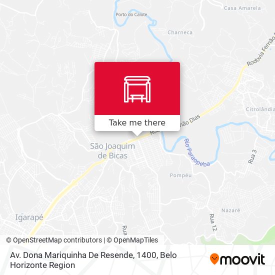 Av. Dona Mariquinha De Resende, 1400 map