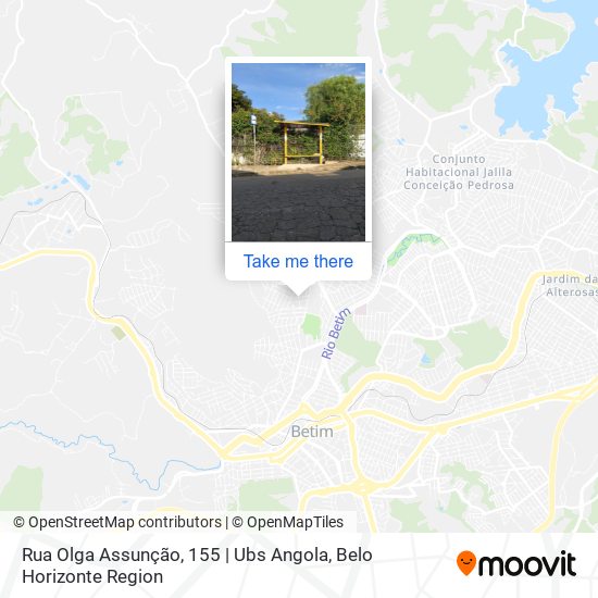 Rua Olga Assunção, 155 | Ubs Angola map