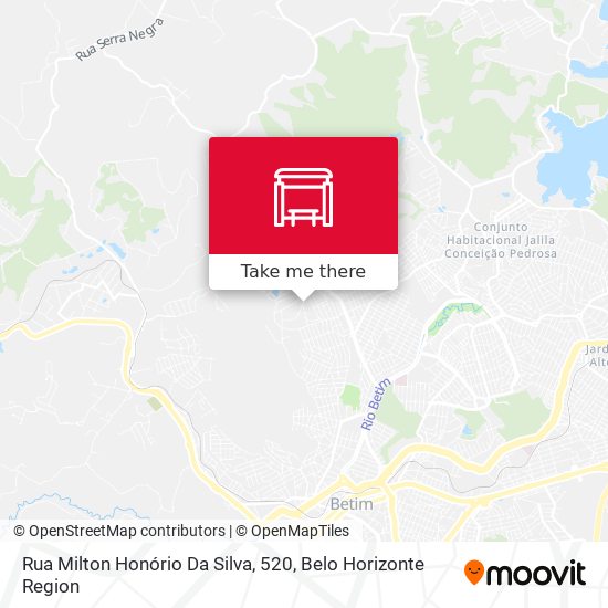 Rua Milton Honório Da Silva, 520 map