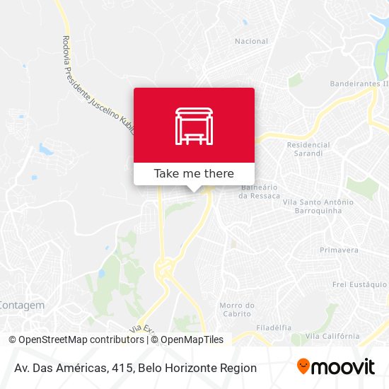 Av. Das Américas, 415 map