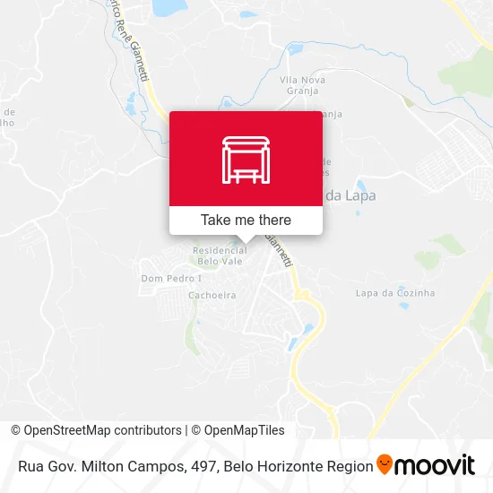 Rua Gov. Milton Campos, 497 map