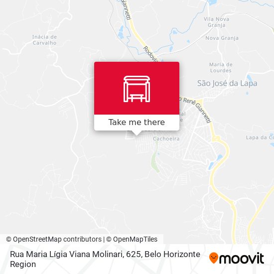 Rua Maria Lígia Viana Molinari, 625 map