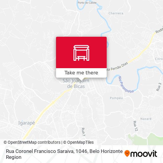Rua Coronel Francisco Saraiva, 1046 map