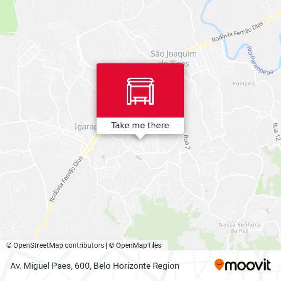 Av. Miguel Paes, 600 map