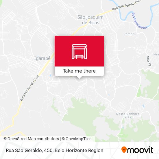 Rua São Geraldo, 450 map