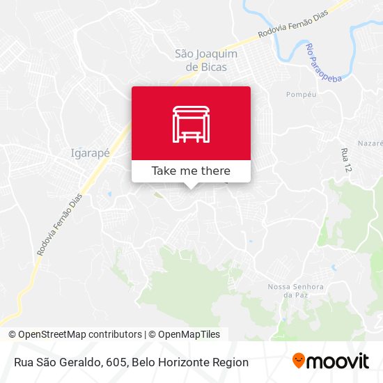 Rua São Geraldo, 605 map