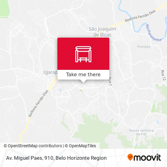 Av. Miguel Paes, 910 map