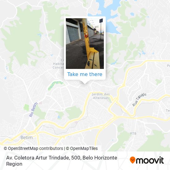 Av. Coletora Artur Trindade, 500 map