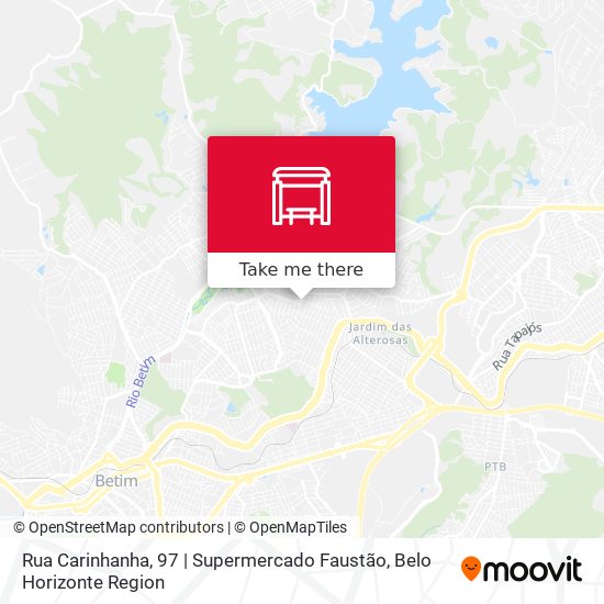 Rua Carinhanha, 97 | Supermercado Faustão map