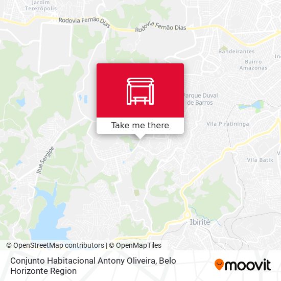 Conjunto Habitacional Antony Oliveira map