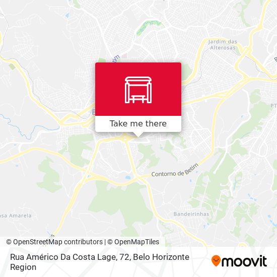 Mapa Rua Américo Da Costa Lage, 72