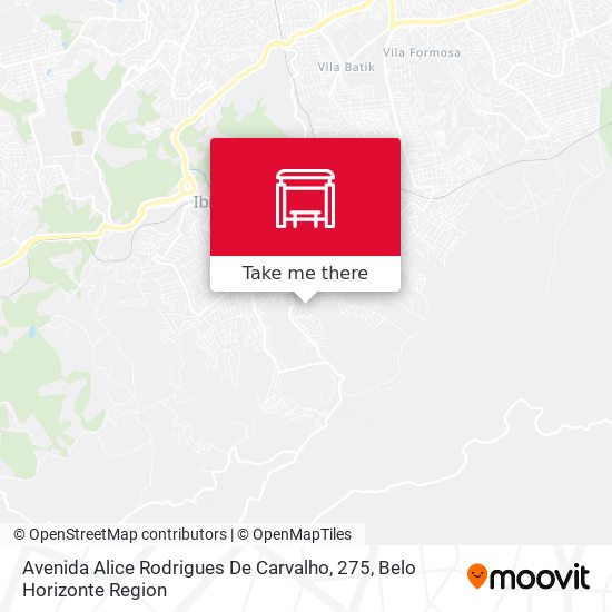Avenida Alice Rodrigues De Carvalho, 275 map