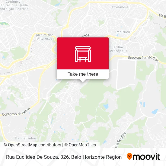 Rua Euclides De Souza, 326 map