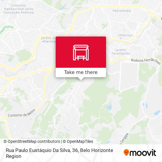 Rua Paulo Eustáquio Da Silva, 36 map