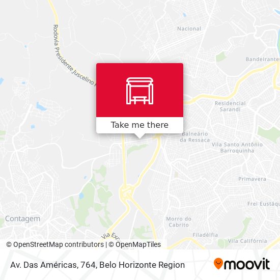 Av. Das Américas, 764 map