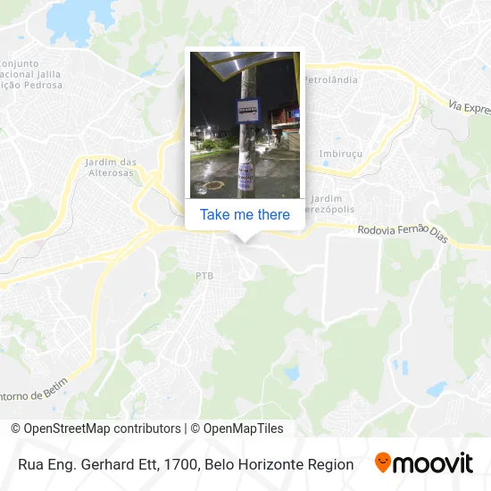 Rua Eng. Gerhard Ett, 1700 map