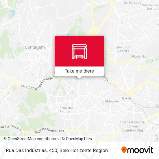 Rua Das Indústrias, 450 map