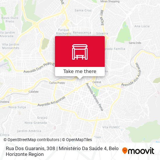 Mapa Rua Dos Guaranis, 308 | Ministério Da Saúde 4