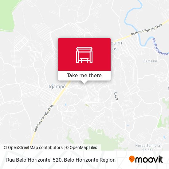 Rua Belo Horizonte, 520 map