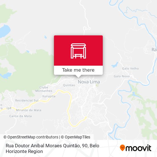 Rua Doutor Aníbal Moraes Quintão, 90 map