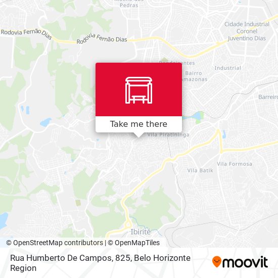 Rua Humberto De Campos, 825 map