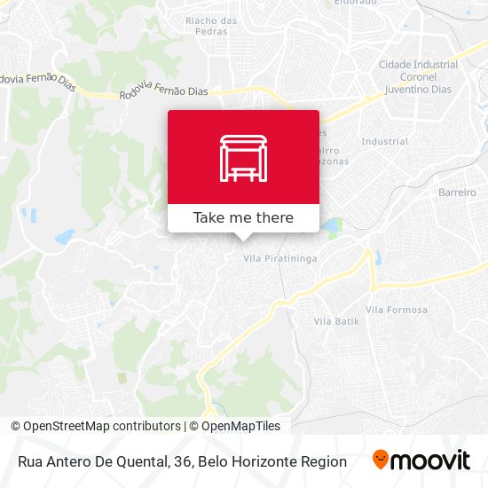 Rua Antero De Quental, 36 map