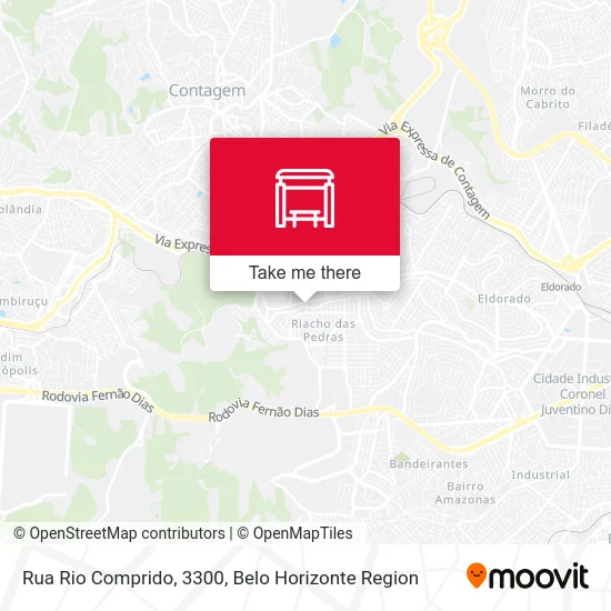 Rua Rio Comprido, 3300 map