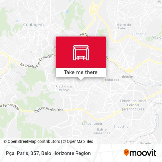 Pça. Paris, 357 map