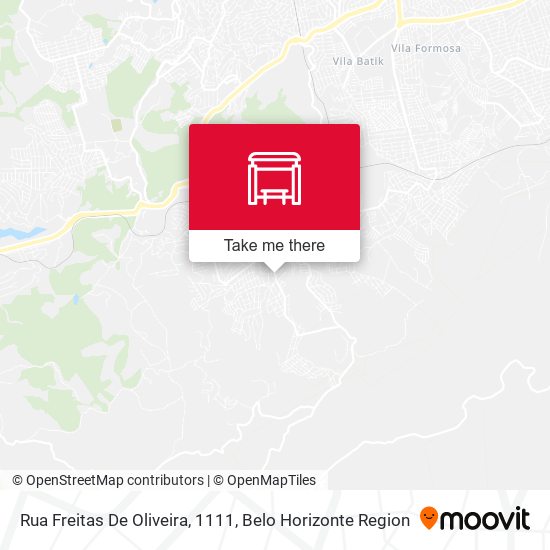Rua Freitas De Oliveira, 1111 map