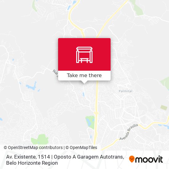 Av. Existente, 1514 | Oposto A Garagem Autotrans map