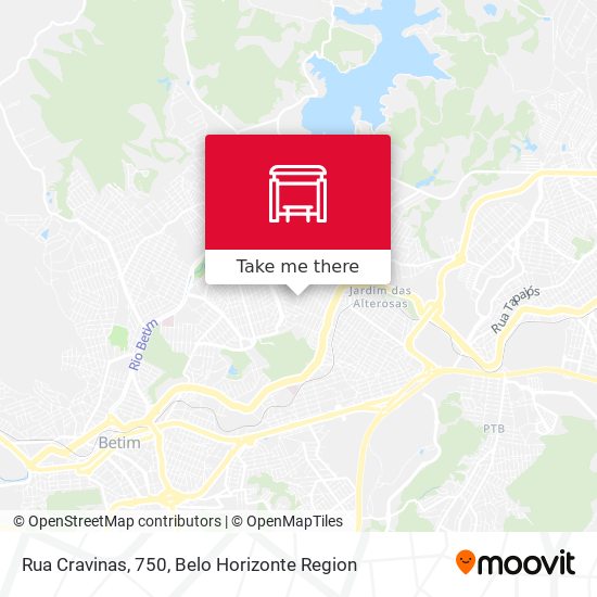 Rua Cravinas, 750 map