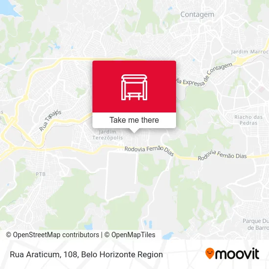 Rua Araticum, 108 map