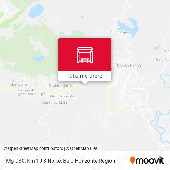 Mg-030, Km 19,8 Norte map