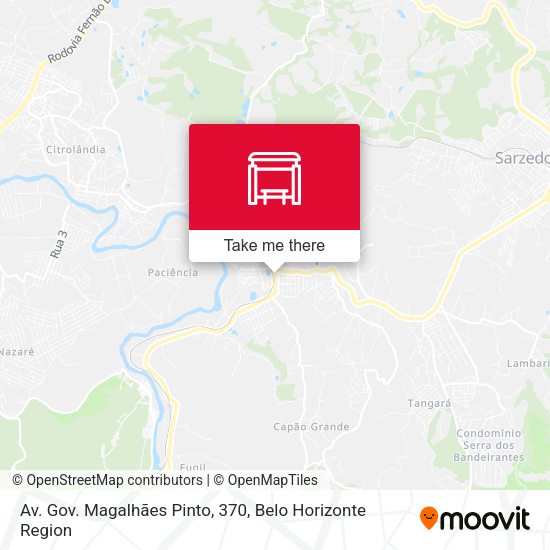 Av. Gov. Magalhães Pinto, 370 map