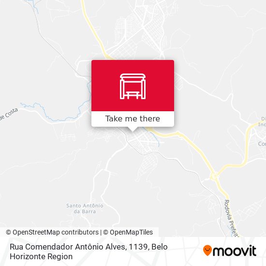 Mapa Rua Comendador Antônio Alves, 1139