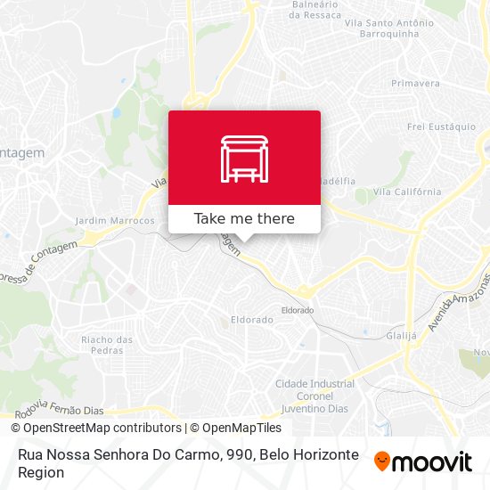 Rua Nossa Senhora Do Carmo, 990 map