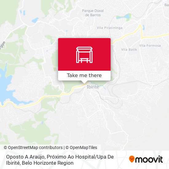 Oposto A Araújo, Próximo Ao Hospital / Upa De Ibirité map