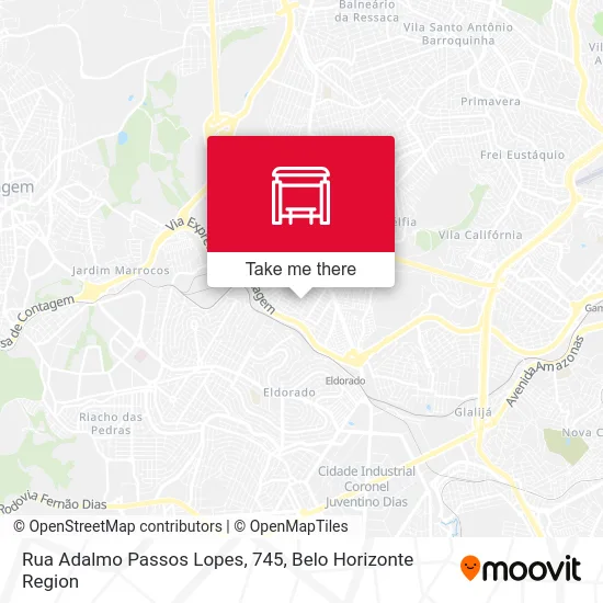 Rua Adalmo Passos Lopes, 745 map