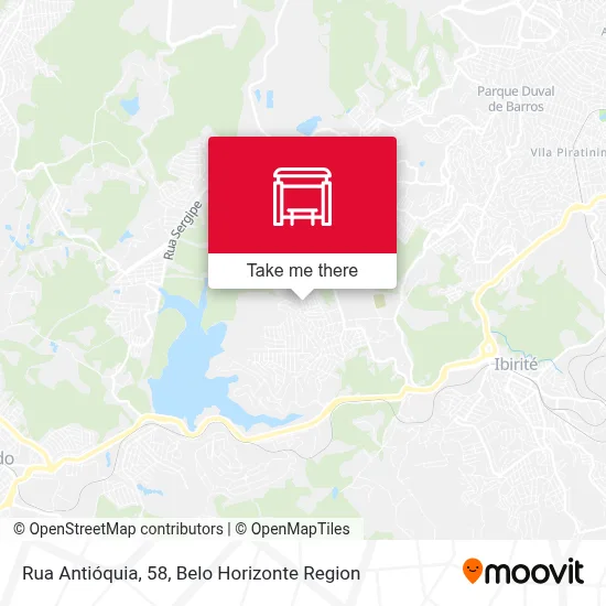 Rua Antióquia, 58 map