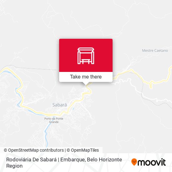 Mapa Rodoviária De Sabará | Embarque