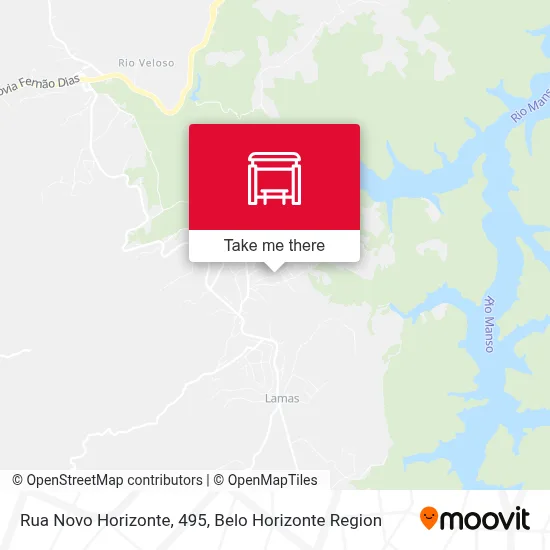 Rua Novo Horizonte, 495 map