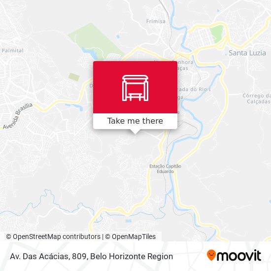 Av. Das Acácias, 809 map