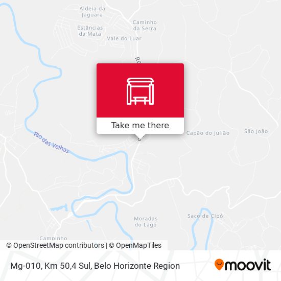 Mg-010, Km 50,4 Sul map