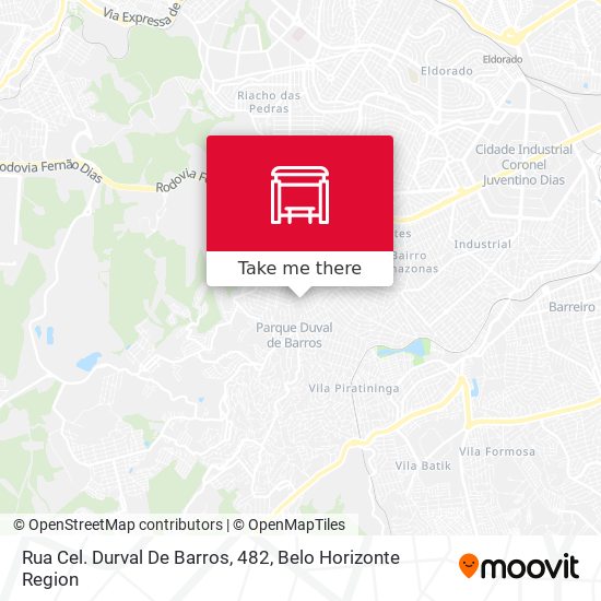 Rua Cel. Durval De Barros, 482 map