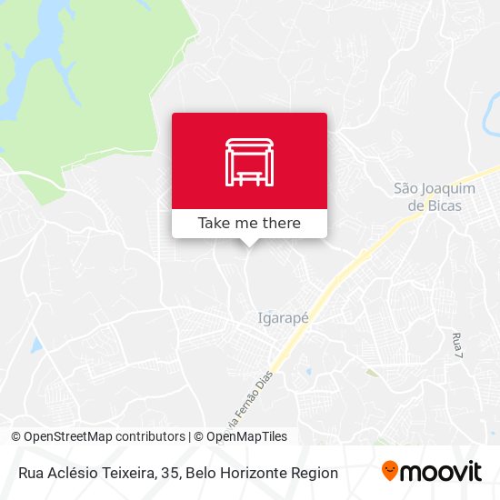 Rua Aclésio Teixeira, 35 map