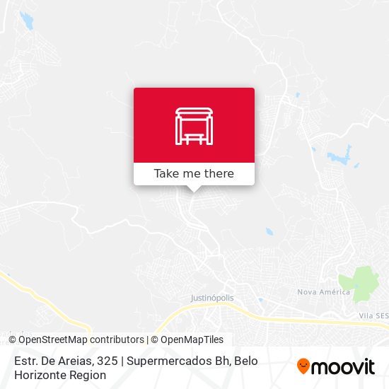 Estr. De Areias, 325 | Supermercados Bh map